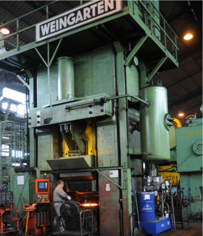 The new system will replace a 5,400 ton capacity machine from Müller Weingarten