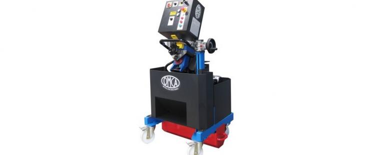 New OMCA bevelling machine, the only one of its kind. 